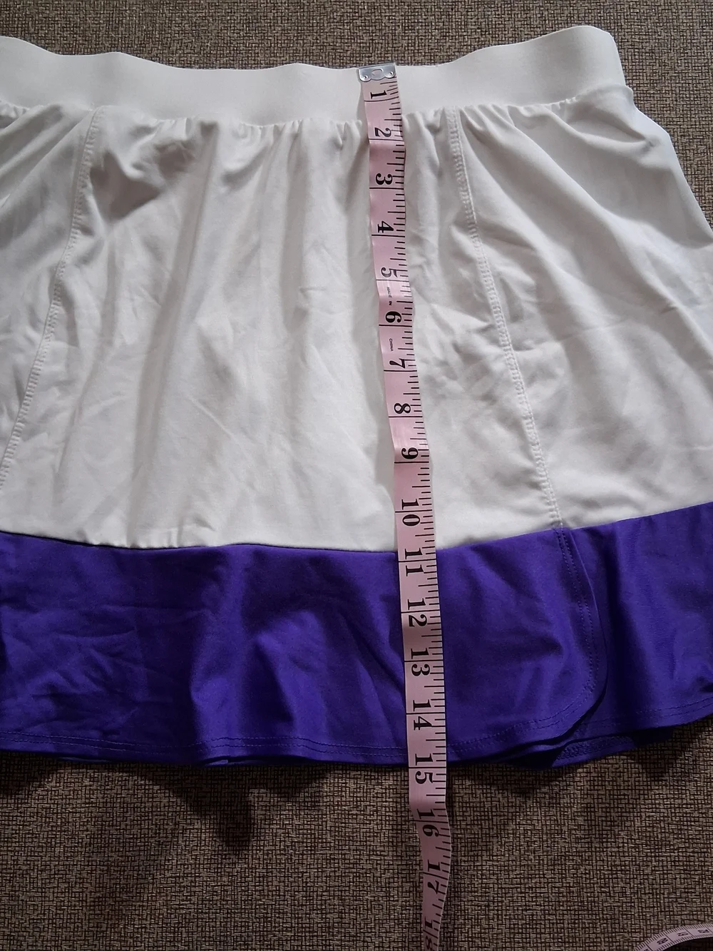 Tail White & Purple Flounce Golf Tennis Skort Skirt Size Medium
